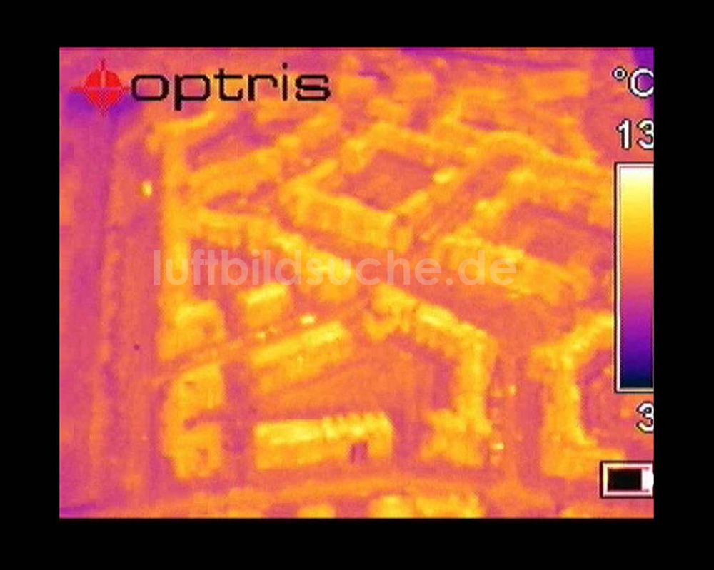 Infrarot-Luftbild Potsdam - Infrarot-Wärmebild Blick Blick auf das Wohngebiet am Kirchsteigfeld in Potsdam