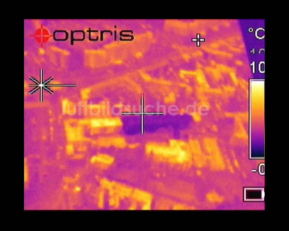 Infrarot-Luftbild Potsdam - Infrarot-Wärmebild Blick Potsdam Blick auf die Neubaustelle des St. Joseph-Krankenhaus
