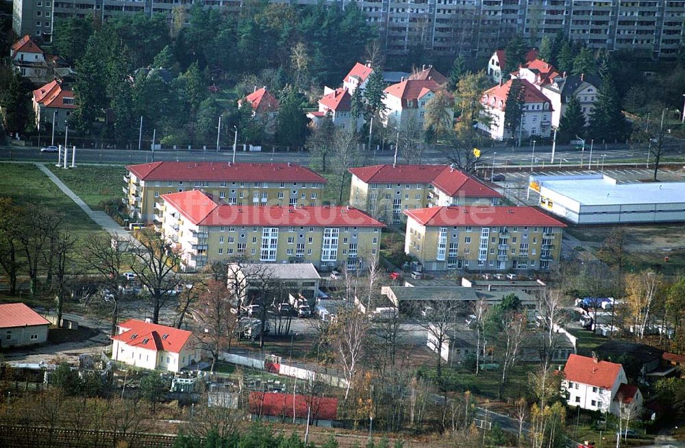 Infrarot-Luftbild Dresden-Klotsche - Infrarot-Wärmebild Blick auf das Sterncenter der ECE in Potsdam Drewitz