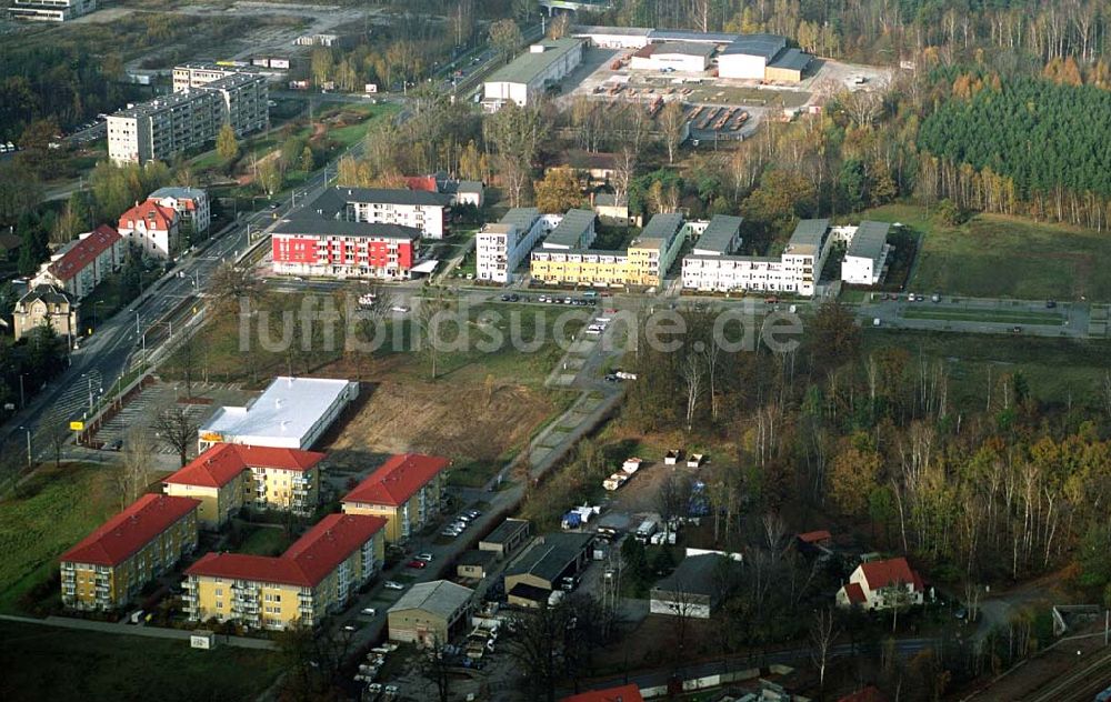 Infrarot-Luftbild Dresden-Klotsche - Infrarot-Wärmebild Blick auf das Sterncenter der ECE in Potsdam Drewitz