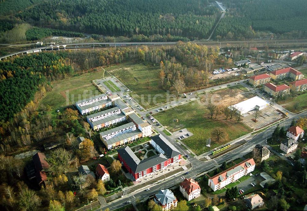 Infrarot-Luftbild Dresden-Klotsche - Infrarot-Wärmebild Blick auf das Sterncenter der ECE in Potsdam Drewitz