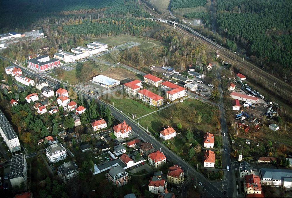 Infrarot-Luftbild Dresden-Klotsche - Infrarot-Wärmebild Blick auf das Sterncenter der ECE in Potsdam Drewitz