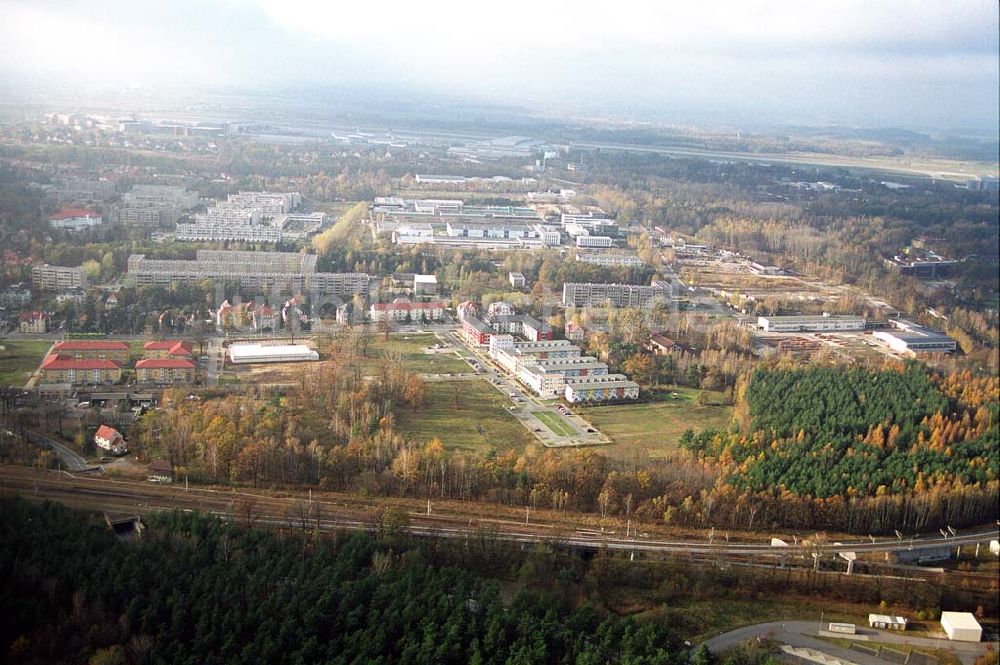 Infrarot-Luftbild Dresden-Klotsche - Infrarot-Wärmebild Blick auf das Sterncenter der ECE in Potsdam Drewitz