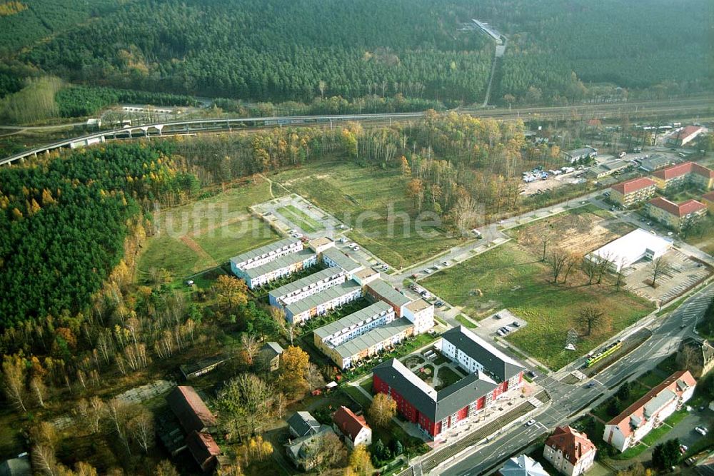 Infrarot-Luftbild Dresden-Klotsche - Infrarot-Wärmebild Blick auf das Sterncenter der ECE in Potsdam Drewitz