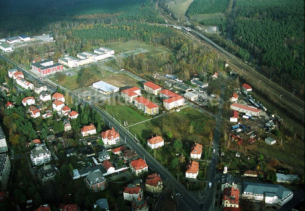 Infrarot-Luftbild Dresden-Klotsche - Infrarot-Wärmebild Blick auf das Sterncenter der ECE in Potsdam Drewitz