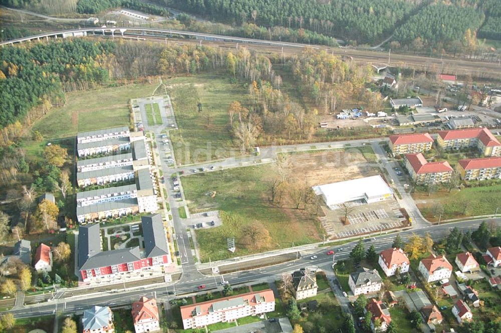 Infrarot-Luftbild Dresden-Klotsche - Infrarot-Wärmebild Blick auf das Sterncenter der ECE in Potsdam Drewitz