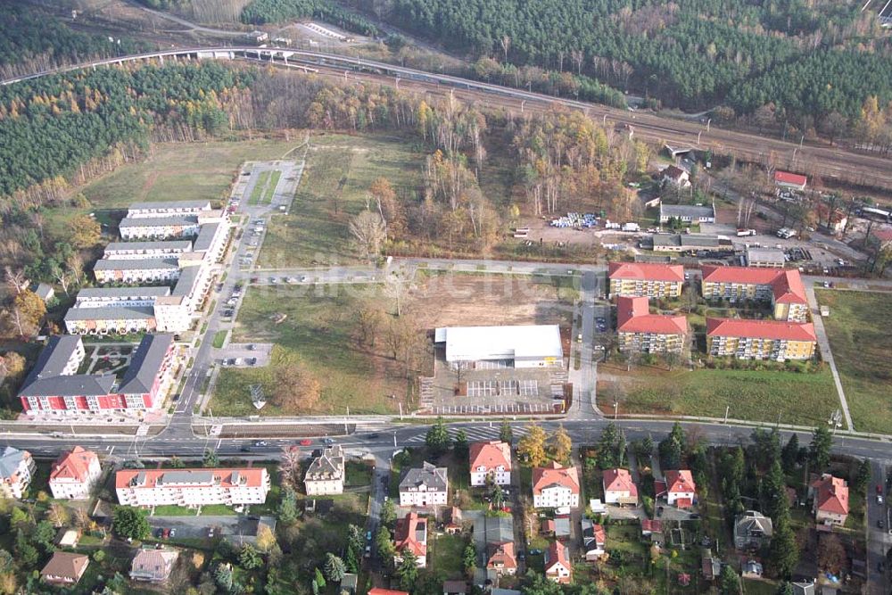 Infrarot-Luftbild Dresden-Klotsche - Infrarot-Wärmebild Blick auf das Sterncenter der ECE in Potsdam Drewitz