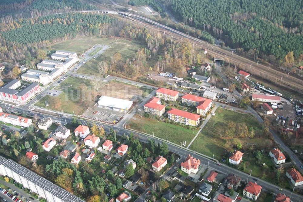 Infrarot-Luftbild Dresden-Klotsche - Infrarot-Wärmebild Blick auf das Sterncenter der ECE in Potsdam Drewitz