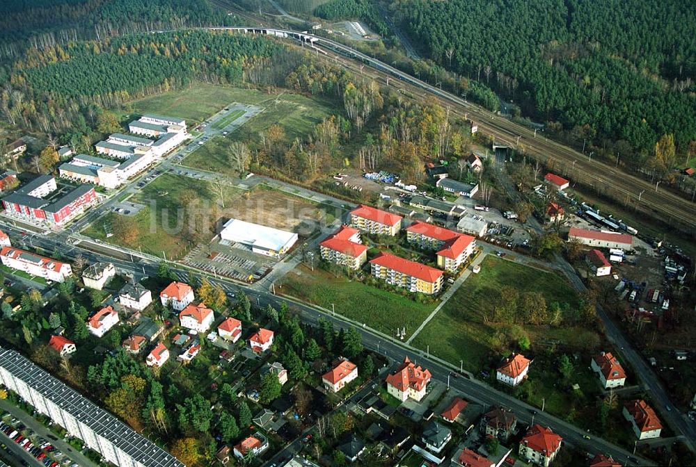 Infrarot-Luftbild Dresden-Klotsche - Infrarot-Wärmebild Blick auf das Sterncenter der ECE in Potsdam Drewitz