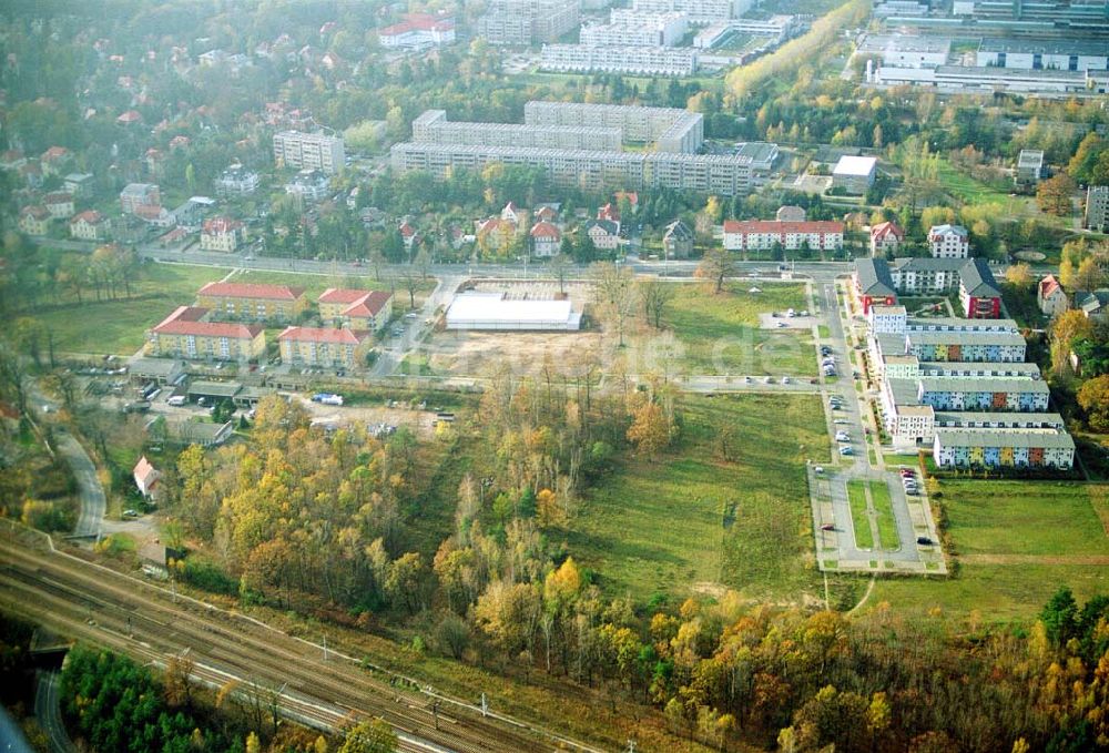 Infrarot-Luftbild Dresden-Klotsche - Infrarot-Wärmebild Blick auf das Sterncenter der ECE in Potsdam Drewitz