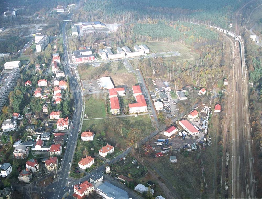 Infrarot-Luftbild Dresden-Klotsche - Infrarot-Wärmebild Blick auf das Sterncenter der ECE in Potsdam Drewitz