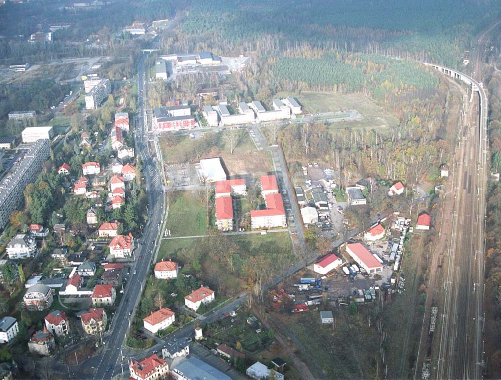 Infrarot-Luftbild Dresden-Klotsche - Infrarot-Wärmebild Blick auf das Sterncenter der ECE in Potsdam Drewitz