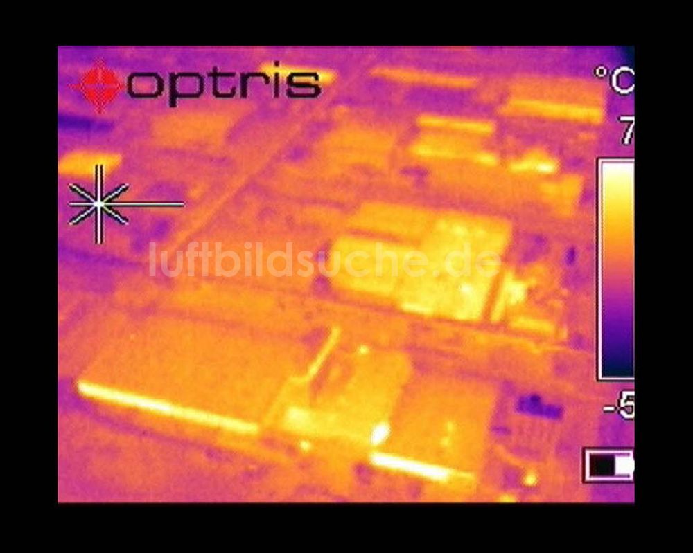 Infrarot-Luftbild Schwarzheide - Infrarotaufnahme BASF AG an der Autobahn A12