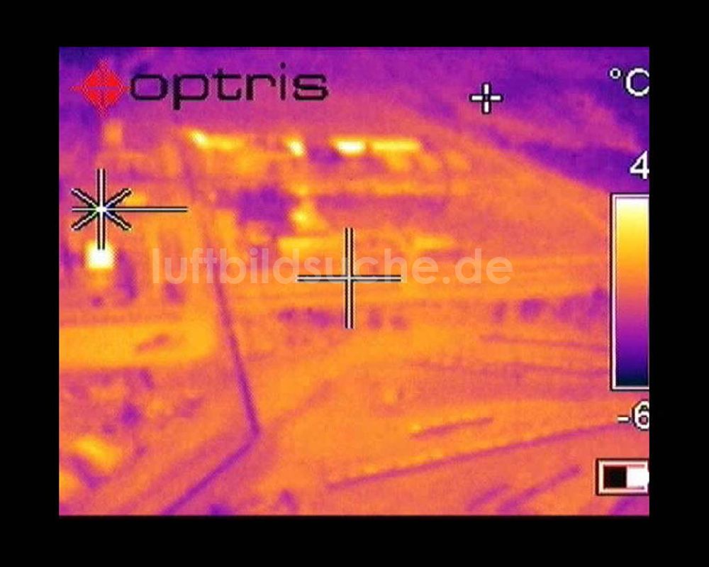 Infrarot-Luftbild Schwarzheide - Infrarotaufnahme BASF AG an der Autobahn A12
