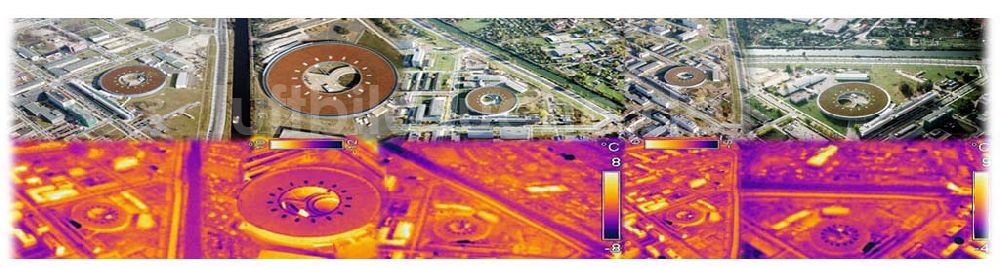 Infrarot-Luftbild Berlin - Johannisthal - Luftbildverwendung Werbematerial Infrarotaufnahmen vom Gelände des BESSY