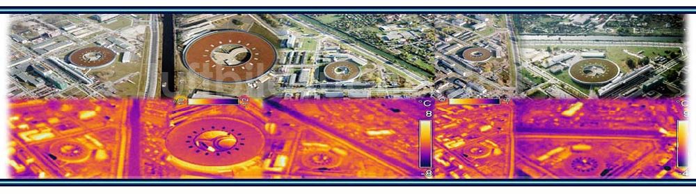 Infrarot-Luftbild Berlin - Johannisthal - Luftbildverwendung Werbematerial Infrarotaufnahmen vom Gelände des BESSY