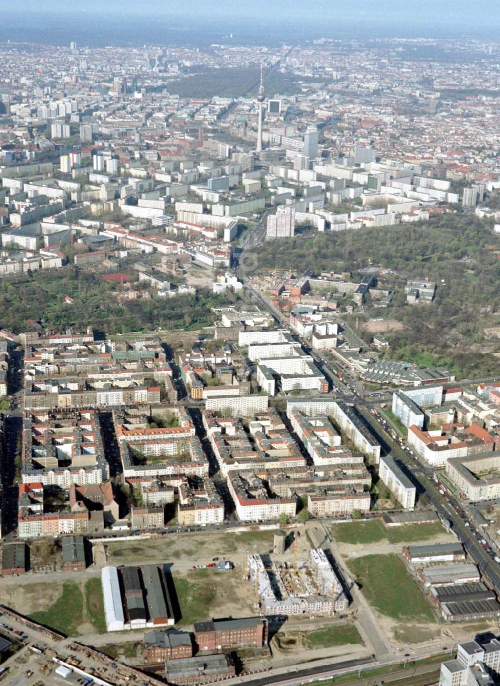 Berlin - Lichtenberg aus der Vogelperspektive: 3