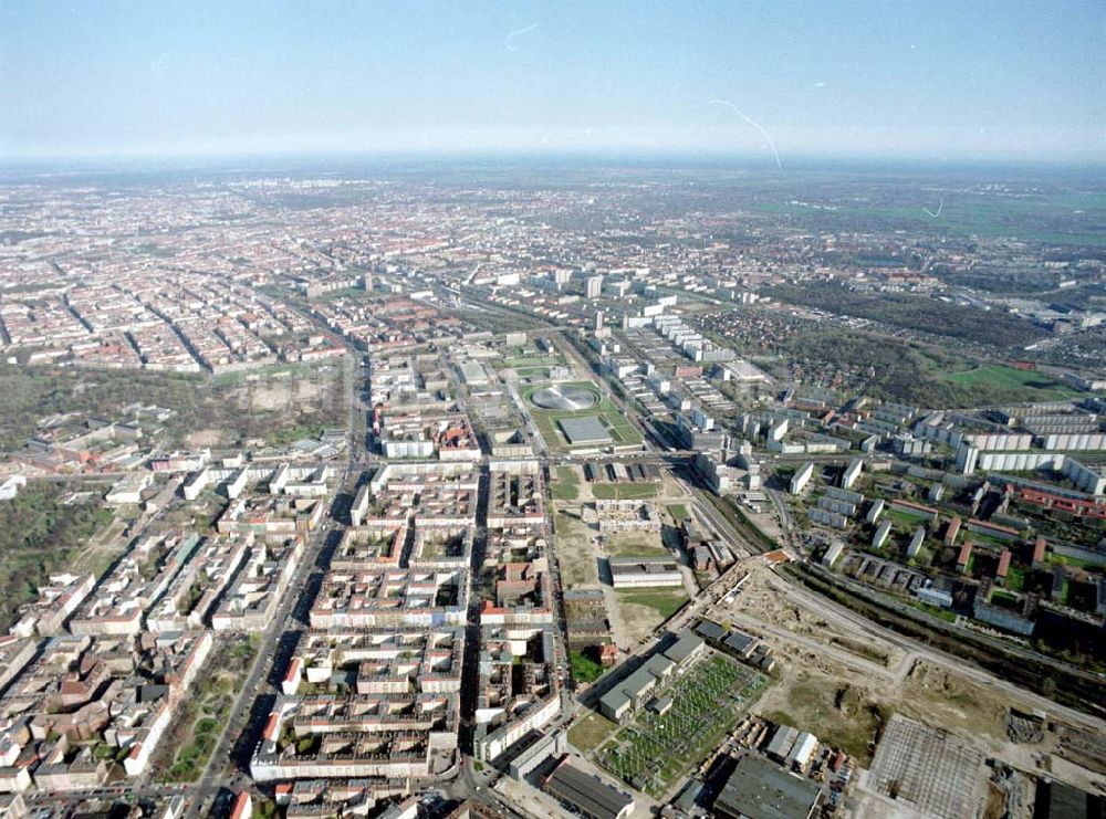 Berlin - Lichtenberg aus der Vogelperspektive: 3