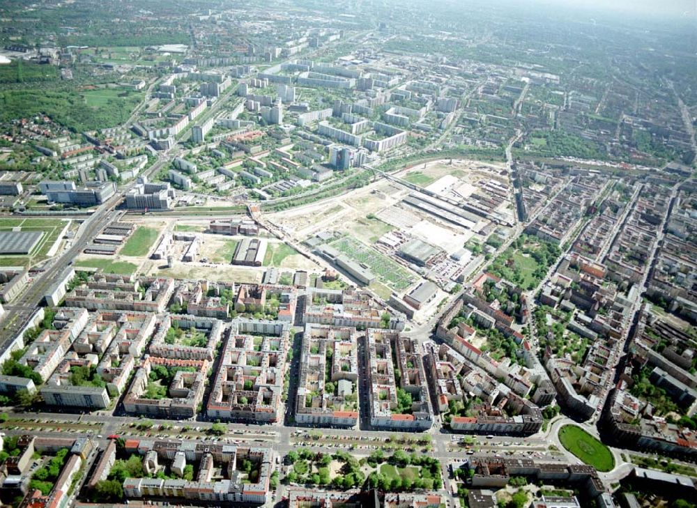 Berlin - Lichtenberg aus der Vogelperspektive: 3