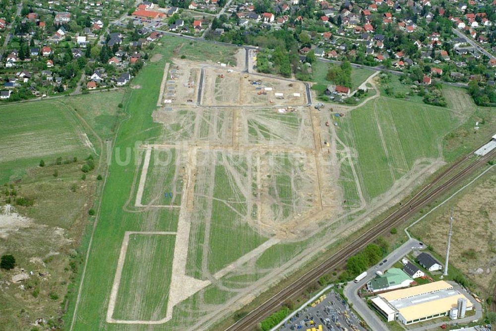 Hoppegarten / Brandenburg aus der Vogelperspektive: 02