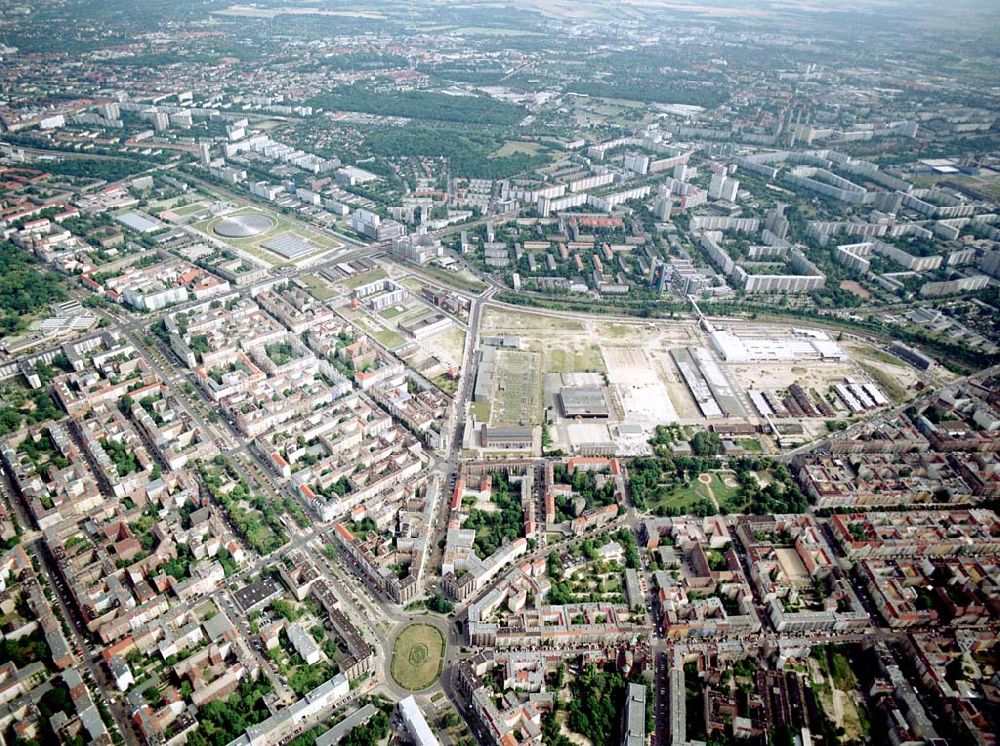 Berlin - Friedrichshain aus der Vogelperspektive: 3