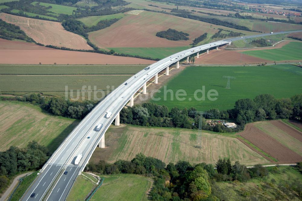 Luftaufnahme Bösenrode - A 38 Brücke nordwestlich von Bösenrode