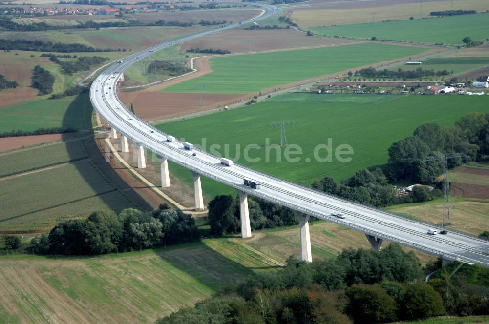 Bösenrode aus der Vogelperspektive: A 38 Brücke nordwestlich von Bösenrode