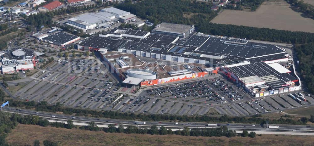 Luftbild Wildau - A10 Center an der BAB Bundesautobahn A10 bei Wildau im Bundesland Brandenburg