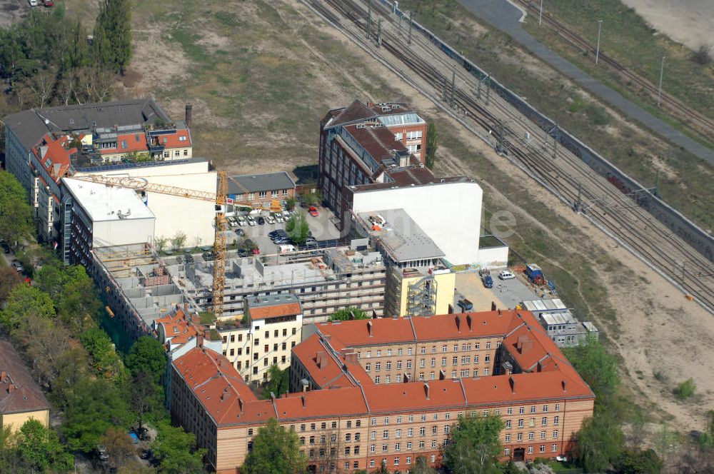 Berlin von oben - A & O Hotel Berlin-Mitte