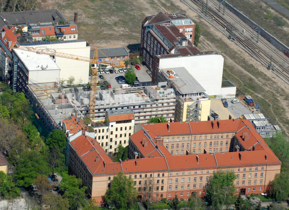 Berlin aus der Vogelperspektive: A & O Hotel Berlin-Mitte