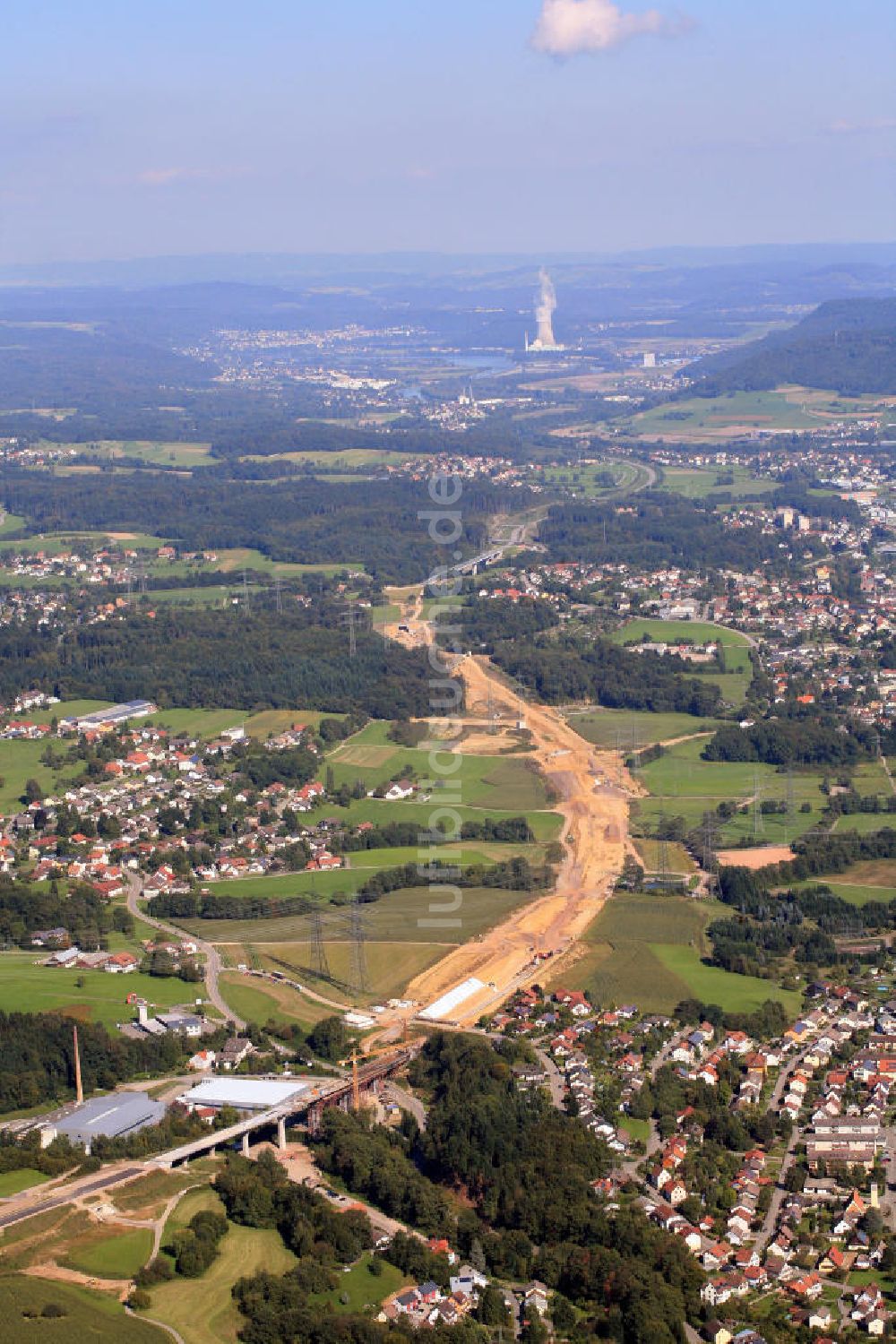 Luftbild Murg - A98 Murgtalbrücke