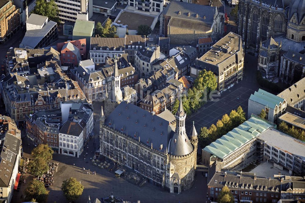 Luftbild Aachen - Aachener Rathaus