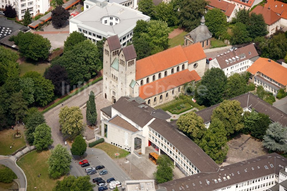 Luftbild Paderborn - Abdinghofkirche in Paderborn im Bundesland Nordrhein-Westfalen