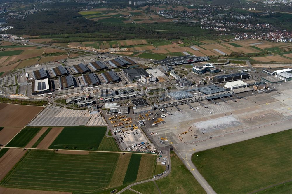 Luftbild Stuttgart - Abfertigungs- Gebäude Und Terminals Auf Dem ...