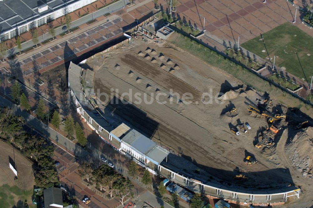 Luftaufnahme Kapstadt / Cap Town - Abriß des alten Green Point Stadion in Kapstadt / old Green Point Stadium