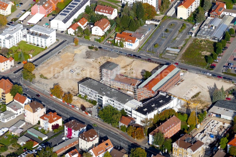 Luftbild Göttingen - Abrißarbeiten auf dem Gelände der Industrie- Ruine Sartorius an der Weender Landstraße in Göttingen im Bundesland Niedersachsen, Deutschland