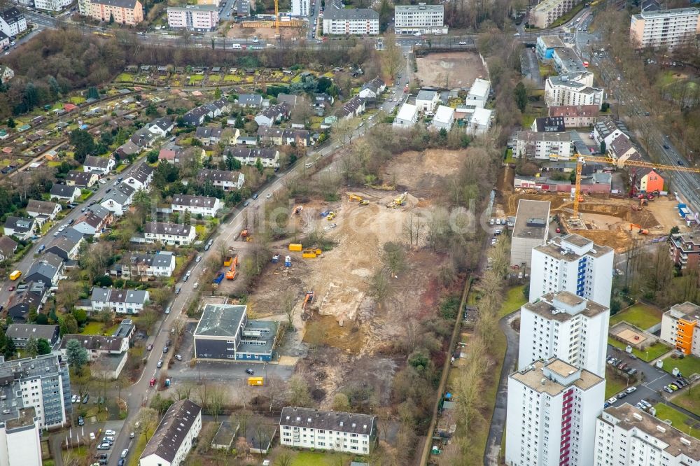 Essen Aus Der Vogelperspektive Abrissflache Der Burohaus Gebaude