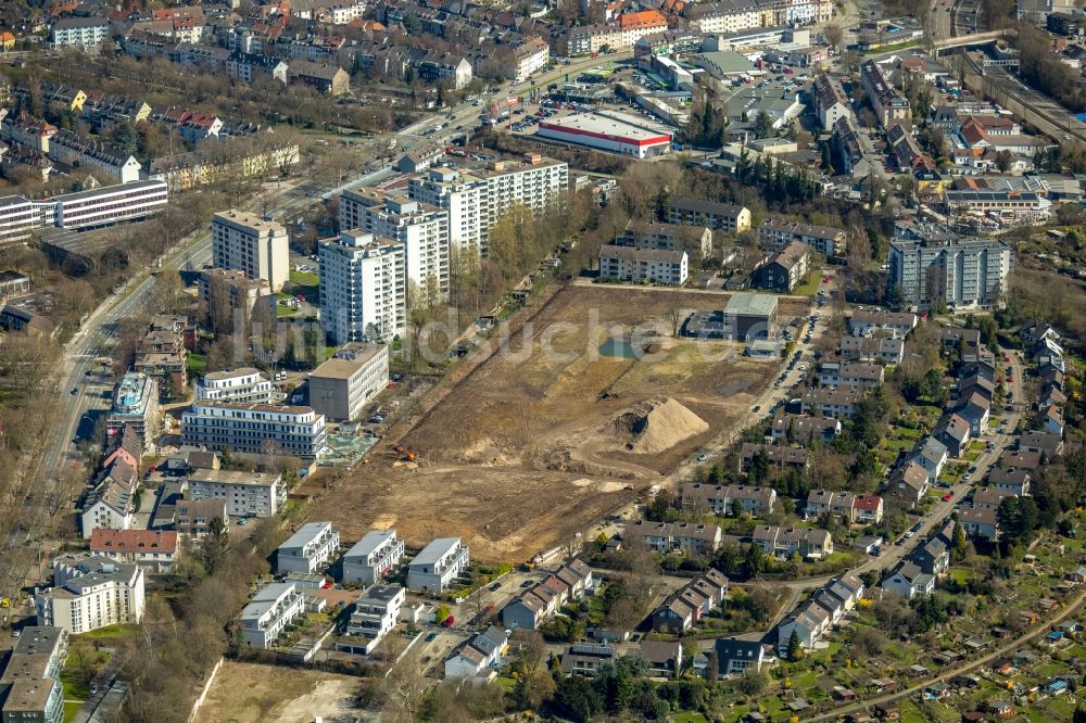 Essen Aus Der Vogelperspektive Abrissflache Der Burohaus Gebaude