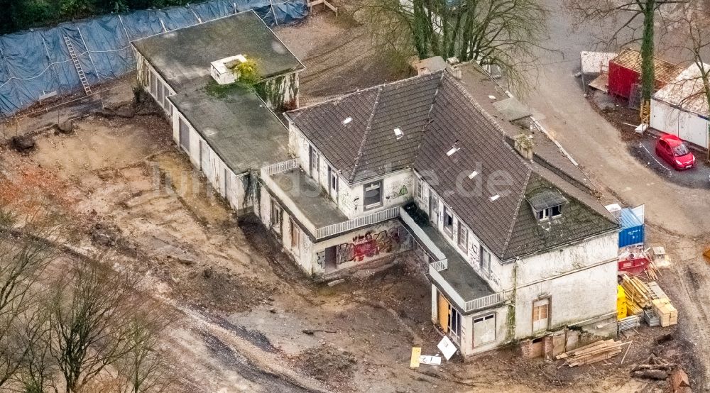 Duisburg Von Oben Abri Fl Che Der Henle Villa Am Kaiserberg In Duisburg Im Bundesland