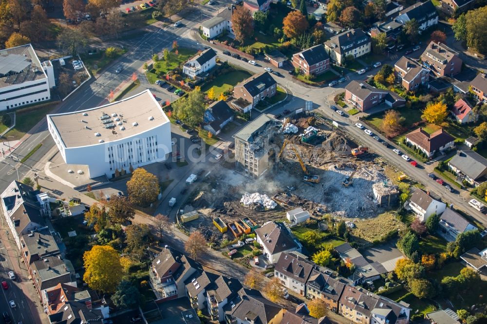 Luftbild Hamm - Abrißfläche des ehemaligen Schwesternwohnheims in Hamm im Bundesland Nordrhein-Westfalen