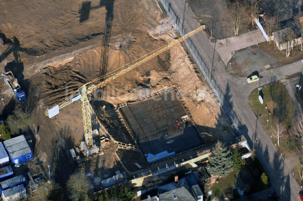 Berlin von oben - Abrissfläche auf dem Gelände des Vivantes Klinikum Berlin - Hellersdorf / Look at the areal surface on the site of the demolished Vivantes Klinikum Berlin - Hellersdorf