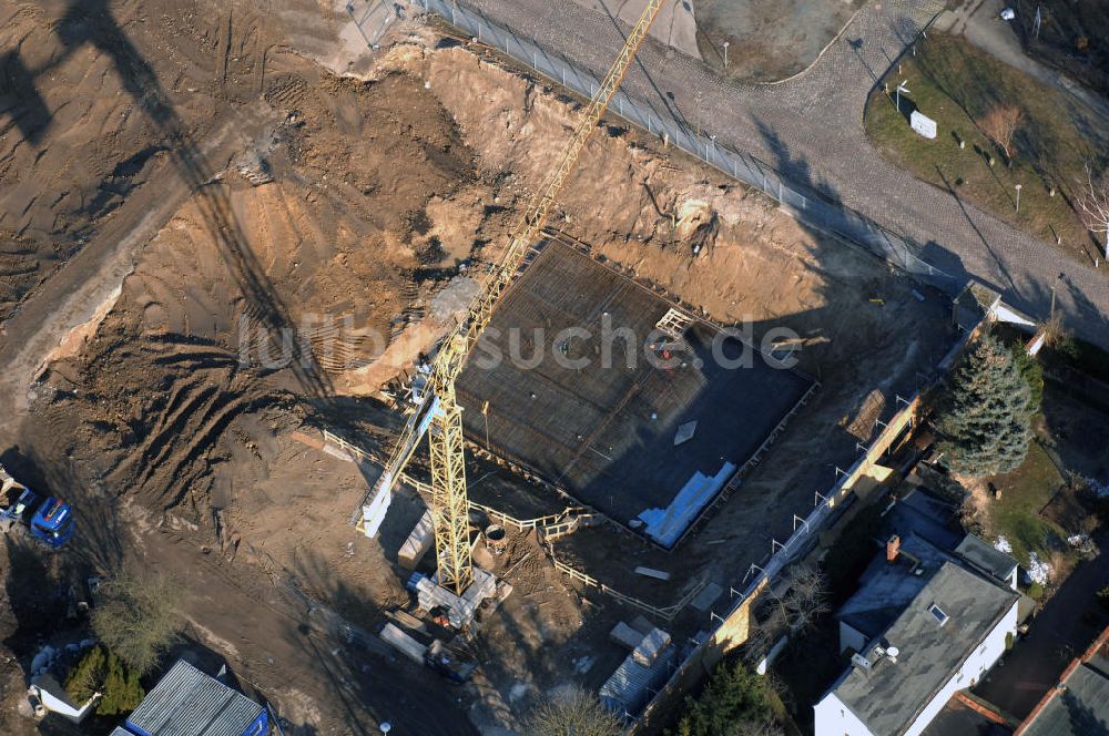 Berlin aus der Vogelperspektive: Abrissfläche auf dem Gelände des Vivantes Klinikum Berlin - Hellersdorf / Look at the areal surface on the site of the demolished Vivantes Klinikum Berlin - Hellersdorf