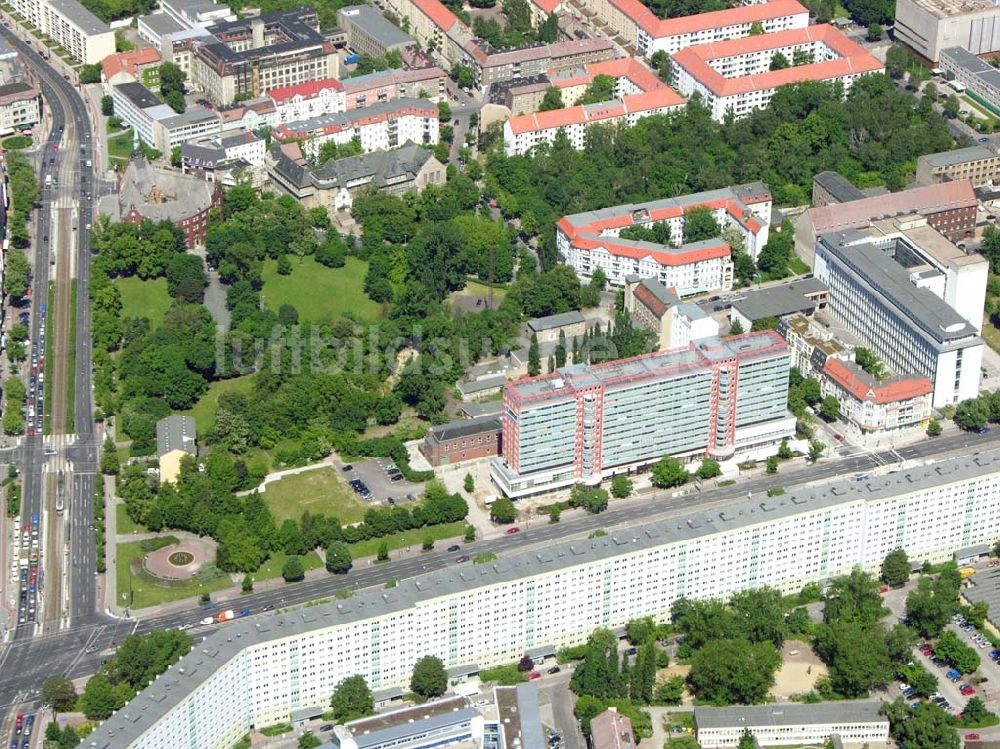 Luftbild Berlin - Lichtenberg - Abrissfläche der Howoge in Berlin-Lichtenberg