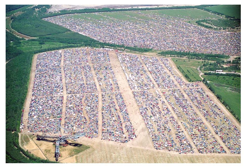 Klettwitz / Lausitzring von oben - Abschiedskonzert der Bösen Onkelz am Lausitzring