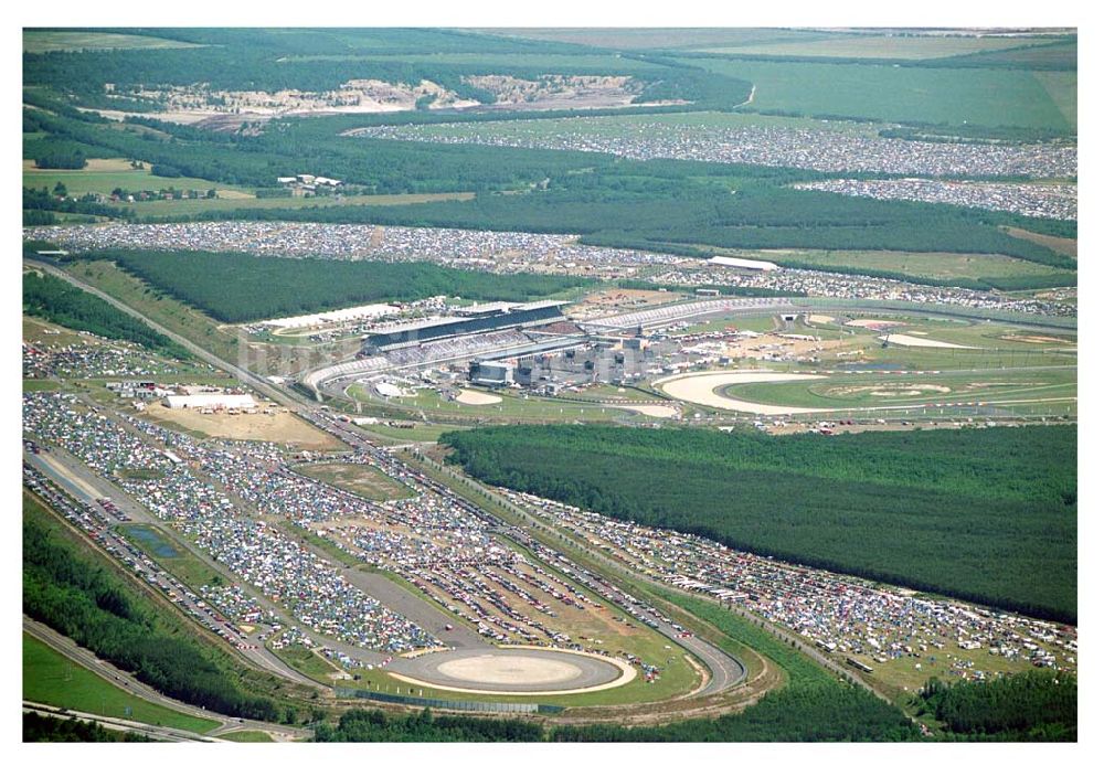 Luftaufnahme Klettwitz / Lausitzring - Abschiedskonzert der Bösen Onkelz am Lausitzring