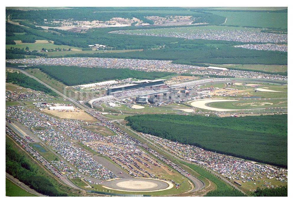 Klettwitz / Lausitzring von oben - Abschiedskonzert der Bösen Onkelz am Lausitzring