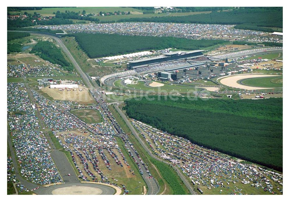 Klettwitz / Lausitzring aus der Vogelperspektive: Abschiedskonzert der Bösen Onkelz am Lausitzring