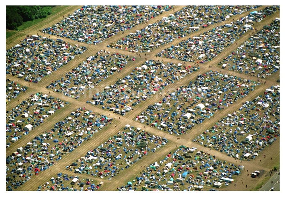 Luftaufnahme Klettwitz / Lausitzring - Abschiedskonzert der Bösen Onkelz am Lausitzring