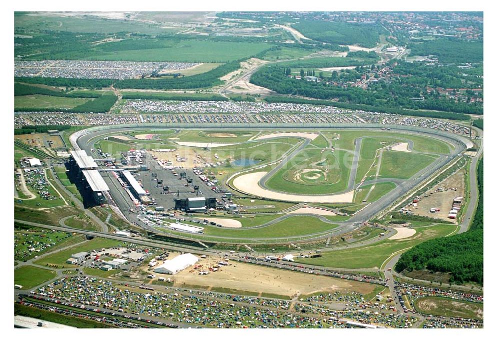 Luftbild Klettwitz / Lausitzring - Abschiedskonzert der Bösen Onkelz am Lausitzring