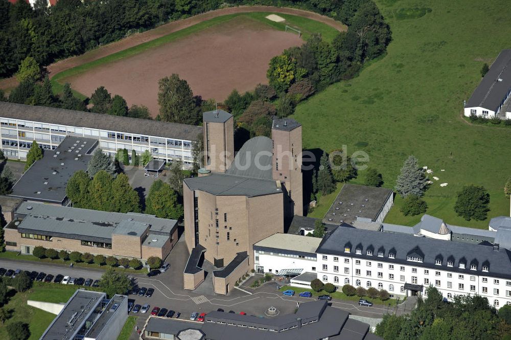 Luftaufnahme Meschede - Abtei Königsmünster Meschede